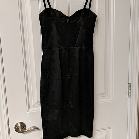 Satin Bustier Dress - Picture 4 of 5